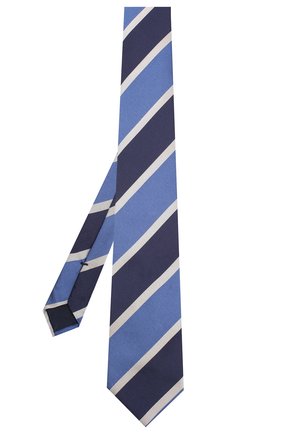 Мужской шелковый галстук CORNELIANI синего цвета по цене 9950 руб., арт. 85U302-0120316/00 | Фото 2 Мужской шелковый галстук CORNELIANI синего цвета, арт. 85U302-0120316/00 | Фото 2