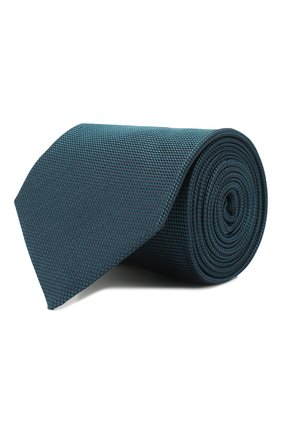 Мужской шелковый галстук CORNELIANI бирюзового цвета по цене 9950 руб., арт. 85U302-0120320/00 | Фото 1 Мужской шелковый галстук CORNELIANI бирюзового цвета, арт. 85U302-0120320/00 | Фото 1