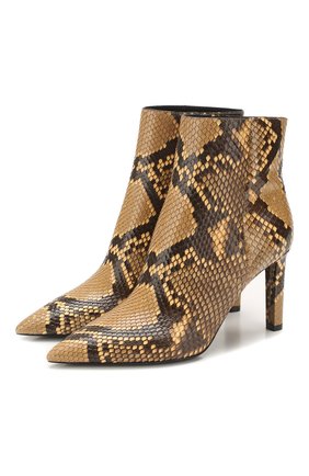 Женские ботильоны kate из кожи питона SAINT LAURENT светло-коричневого цвета по цене 119500 руб., арт. 603979/LX100/PRET | Фото 1 Женские ботильоны kate из кожи питона SAINT LAURENT светло-коричневого цвета, арт. 603979/LX100/PRET | Фото 1