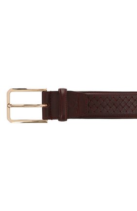 Мужской кожаный ремень SANTONI красного цвета по цене 17050 руб., арт. CM35NC003B91HGSIR47 | Фото 3 Мужской кожаный ремень SANTONI красного цвета, арт. CM35NC003B91HGSIR47 | Фото 3