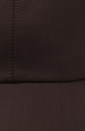 Мужской шерстяная бейсболка ZEGNA COUTURE коричневого цвета по цене 37950 руб., арт. Z7I50/B7J | Фото 3 Мужской шерстяная бейсболка ZEGNA COUTURE коричневого цвета, арт. Z7I50/B7J | Фото 3