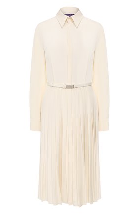 Женское платье с поясом RALPH LAUREN кремвого цвета по цене 268500 руб., арт. 290790420 | Фото 1 Женское платье с поясом RALPH LAUREN кремвого цвета, арт. 290790420 | Фото 1
