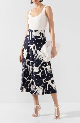 Женская майка из вискозы ALEXANDER MCQUEEN белого цвета по цене 68400 руб., арт. 622734/Q1A0C | Фото 2 Женская майка из вискозы ALEXANDER MCQUEEN белого цвета, арт. 622734/Q1A0C | Фото 2