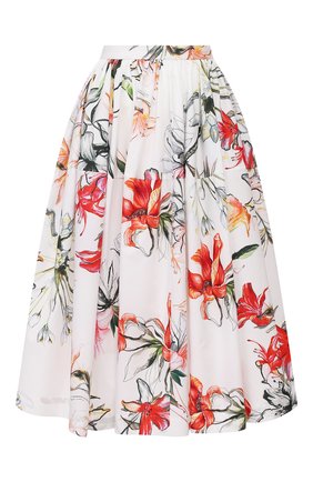 Женская хлопковая юбка ALEXANDER MCQUEEN белого цвета по цене 104500 руб., арт. 620660/QDAAL | Фото 1 Женская хлопковая юбка ALEXANDER MCQUEEN белого цвета, арт. 620660/QDAAL | Фото 1