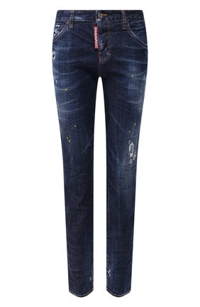 Женские джинсы DSQUARED2 синего цвета по цене 39200 руб., арт. S72LB0308/S30342 | Фото 1 Женские джинсы DSQUARED2 синего цвета, арт. S72LB0308/S30342 | Фото 1
