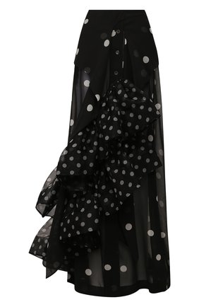 Женская юбка в горох DRIES VAN NOTEN черно-белого цвета по цене 114500 руб., арт. 201-10873-9421 | Фото 1 Женская юбка в горох DRIES VAN NOTEN черно-белого цвета, арт. 201-10873-9421 | Фото 1