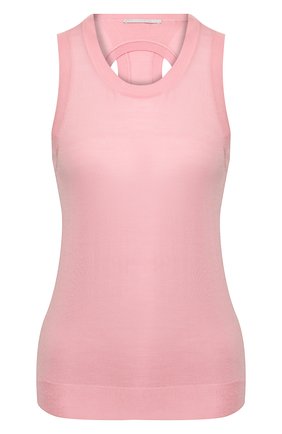 Женский шерстяной топ STELLA MCCARTNEY розового цвета по цене 72700 руб., арт. 600846/S2187 | Фото 1 Женский шерстяной топ STELLA MCCARTNEY розового цвета, арт. 600846/S2187 | Фото 1 (Материал внешний: Шерсть; Рукава: Без рукавов; Длина (для топов): Стандартные; Кросс-КТ: без рукавов; Статус проверки: Проверена категория)