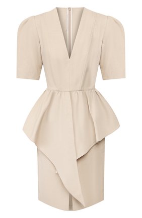 Женское платье STELLA MCCARTNEY бежевого цвета по цене 0 руб., арт. 600146/SIA03 | Фото 1 Женское платье STELLA MCCARTNEY бежевого цвета, арт. 600146/SIA03 | Фото 1 (Материал внешний: Хлопок, Синтетический материал; Длина Ж (юбки, платья, шорты): До колена; Рукава: Короткие, 3/4; Случай: Повседневный; Статус проверки: Проверена категория; Женское Кросс-КТ: Платье-одежда)