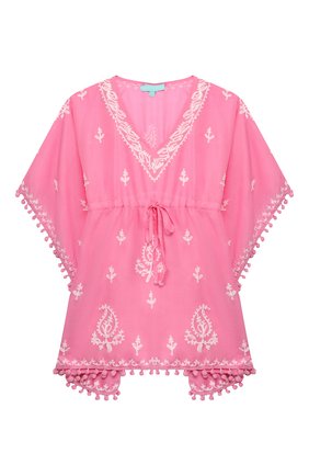 Детская хлопковая туника MELISSA ODABASH фуксия цвета по цене 10950 руб., арт. BABY SHARIZE | Фото 1 Детская хлопковая туника MELISSA ODABASH фуксия цвета, арт. BABY SHARIZE | Фото 1