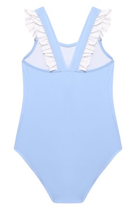 Детского слитный купальник MELISSA ODABASH голубого цвета по цене 10950 руб., арт. BABY MILLY | Фото 2 Детского слитный купальник MELISSA ODABASH голубого цвета, арт. BABY MILLY | Фото 2