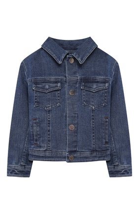 Детского джинсовая куртка LORO PIANA голубого цвета по цене 56950 руб., арт. FAL0858 | Фото 1 Детского джинсовая куртка LORO PIANA голубого цвета, арт. FAL0858 | Фото 1