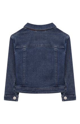 Детского джинсовая куртка LORO PIANA голубого цвета по цене 56950 руб., арт. FAL0858 | Фото 2 Детского джинсовая куртка LORO PIANA голубого цвета, арт. FAL0858 | Фото 2