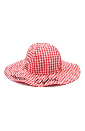 Детская хлопковая шляпа SONIA RYKIEL ENFANT красного цвета по цене 5150 руб., арт. 20S1AC06 | Фото 1 Детская хлопковая шляпа SONIA RYKIEL ENFANT красного цвета, арт. 20S1AC06 | Фото 1