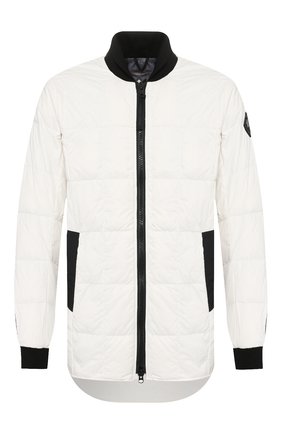 Мужской пуховый бомбер harbord CANADA GOOSE белого цвета по цене 56300 руб., арт. 2221MB | Фото 1 Мужской пуховый бомбер harbord CANADA GOOSE белого цвета, арт. 2221MB | Фото 1
