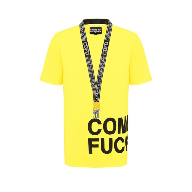Хлопковая футболка COMME DES FUCKDOWN 10929430