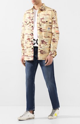 Мужская хлопковая футболка COMME DES FUCKDOWN белого цвета по цене 4995 руб., арт. CDFU712P | Фото 2 Мужская хлопковая футболка COMME DES FUCKDOWN белого цвета, арт. CDFU712P | Фото 2