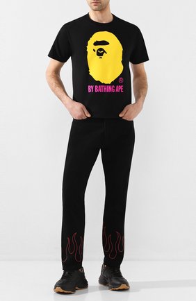 Мужские джинсы BAPE черного цвета по цене 29800 руб., арт. 1G30150003 | Фото 2 Мужские джинсы BAPE черного цвета, арт. 1G30150003 | Фото 2