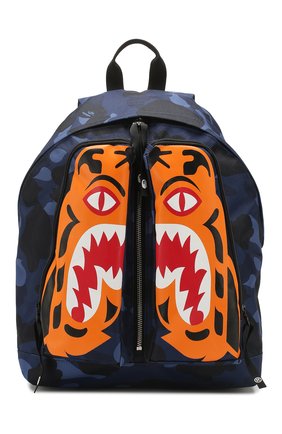 Мужской текстильный рюкзак BAPE синего цвета по цене 17650 руб., арт. 1G30182053 | Фото 1 Мужской текстильный рюкзак BAPE синего цвета, арт. 1G30182053 | Фото 1