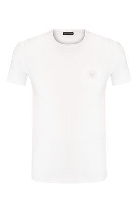 Мужские хлопковая футболка EMPORIO ARMANI белого цвета по цене 4765 руб., арт. 110853/0P512 | Фото 1 Мужские хлопковая футболка EMPORIO ARMANI белого цвета, арт. 110853/0P512 | Фото 1