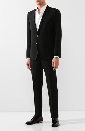 Мужской шерстяной пиджак DOLCE & GABBANA черного цвета по цене 146000 руб., арт. G2LK0T/GEM19 | Фото 2 Мужской шерстяной пиджак DOLCE & GABBANA черного цвета, арт. G2LK0T/GEM19 | Фото 2