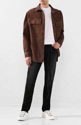 Мужская хлопковая рубашка FEAR OF GOD темно-коричневого цвета по цене 67850 руб., арт. 6H19-6006/WCN | Фото 2 Мужская хлопковая рубашка FEAR OF GOD темно-коричневого цвета, арт. 6H19-6006/WCN | Фото 2