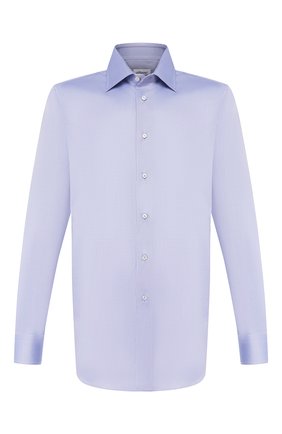 Мужская хлопковая сорочка BRIONI синего цвета по цене 45400 руб., арт. RCL9/PZ034 | Фото 1 Мужская хлопковая сорочка BRIONI синего цвета, арт. RCL9/PZ034 | Фото 1
