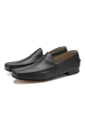 Мужские кожаные лоферы KITON темно-синего цвета по цене 72700 руб., арт. USSCIR0N00648 | Фото 1 Мужские кожаные лоферы KITON темно-синего цвета, арт. USSCIR0N00648 | Фото 1