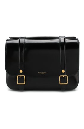 Женская сумка schoolbag mini SAINT LAURENT черного цвета по цене 108000 руб., арт. 605418/1K70J | Фото 1 Женская сумка schoolbag mini SAINT LAURENT черного цвета, арт. 605418/1K70J | Фото 1