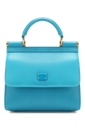 Женская сумка sicily 58 mini DOLCE & GABBANA голубого цвета по цене 120000 руб., арт. BB6846/AV385 | Фото 1 Женская сумка sicily 58 mini DOLCE & GABBANA голубого цвета, арт. BB6846/AV385 | Фото 1