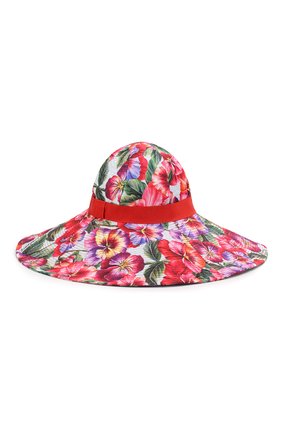 Женская шляпа DOLCE & GABBANA разноцветного цвета по цене 43650 руб., арт. FH488A/HSM21 | Фото 1 Женская шляпа DOLCE & GABBANA разноцветного цвета, арт. FH488A/HSM21 | Фото 1