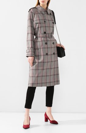 Женская замшевые туфли TOD’S бордового цвета по цене 30750 руб., арт. XXW30A0S330HR0 | Фото 2 Женская замшевые туфли TOD’S бордового цвета, арт. XXW30A0S330HR0 | Фото 2