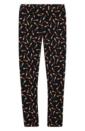 Детские леггинсы SONIA RYKIEL ENFANT черного цвета по цене 6180 руб., арт. 20S1PA07 | Фото 2 Детские леггинсы SONIA RYKIEL ENFANT черного цвета, арт. 20S1PA07 | Фото 2