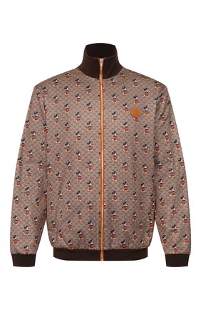 Мужской бомбер disney x gucci GUCCI коричневого цвета по цене 133000 руб., арт. 604210/XJB64 | Фото 1 Мужской бомбер disney x gucci GUCCI коричневого цвета, арт. 604210/XJB64 | Фото 1