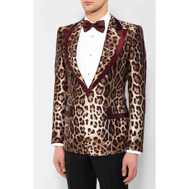 Шелковый пиджак Dolce&Gabbana 10931563