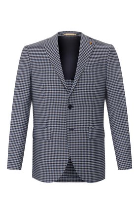 Мужской шерстяной пиджак SARTORIA LATORRE синего цвета по цене 52150 руб., арт. G0I7EM Q70554 | Фото 1 Мужской шерстяной пиджак SARTORIA LATORRE синего цвета, арт. G0I7EM Q70554 | Фото 1