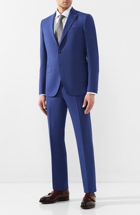 Мужской шерстяной костюм SARTORIA LATORRE синего цвета по цене 67950 руб., арт. A6I7EF U70906 | Фото 1 Мужской шерстяной костюм SARTORIA LATORRE синего цвета, арт. A6I7EF U70906 | Фото 1