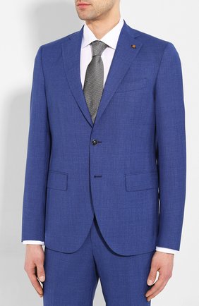 Мужской шерстяной костюм SARTORIA LATORRE синего цвета по цене 67950 руб., арт. A6I7EF U70906 | Фото 2 Мужской шерстяной костюм SARTORIA LATORRE синего цвета, арт. A6I7EF U70906 | Фото 2
