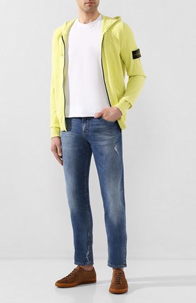 Мужская хлопковый кардиган STONE ISLAND желтого цвета по цене 26700 руб., арт. 7215530B0 | Фото 2 Мужская хлопковый кардиган STONE ISLAND желтого цвета, арт. 7215530B0 | Фото 2