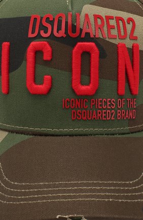 Мужской хлопковая бейсболка icon DSQUARED2 хаки цвета по цене 13200 руб., арт. BCM0290 05C00001 | Фото 3 Мужской хлопковая бейсболка icon DSQUARED2 хаки цвета, арт. BCM0290 05C00001 | Фото 3