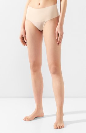 Женские трусы-стринги с завышенной талией SPANX бежевого цвета по цене 3285 руб., арт. SP0115 | Фото 2 Женские трусы-стринги с завышенной талией SPANX бежевого цвета, арт. SP0115 | Фото 2