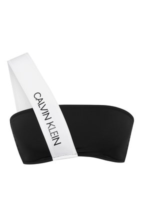 Женский бра-бандо CALVIN KLEIN черного цвета по цене 5690 руб., арт. KW0KW00838 | Фото 1 Женский бра-бандо CALVIN KLEIN черного цвета, арт. KW0KW00838 | Фото 1