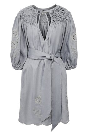 Женское льняное платье INNIKA CHOO темно-серого цвета по цене 27700 руб., арт. M2002LINS01CLAY | Фото 1 Женское льняное платье INNIKA CHOO темно-серого цвета, арт. M2002LINS01CLAY | Фото 1