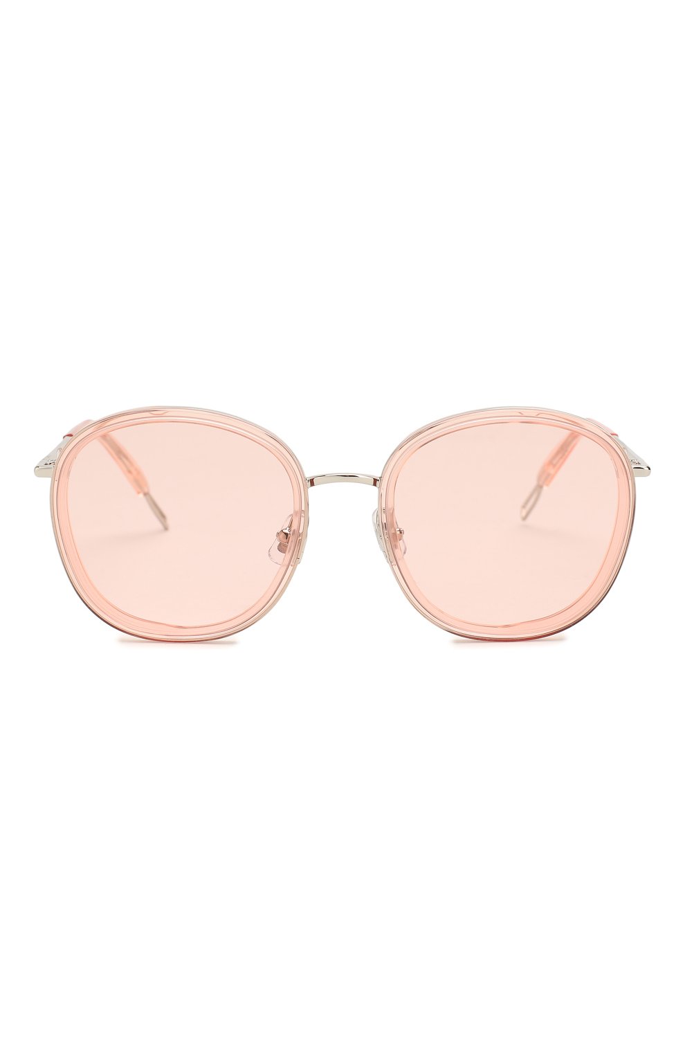 Женские солнцезащитные очки GENTLE MONSTER розового цвета, арт. 0LLIE PC3 | Фото 3 (Тип очков: С/з; Оптика Гендер: оптика-женское; Очки форма: Круглые)