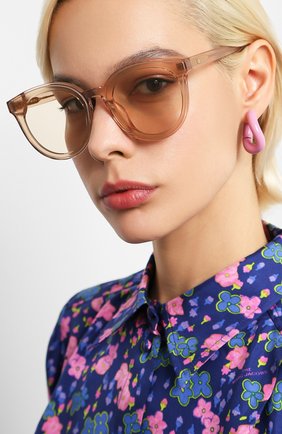 Женские солнцезащитные очки GENTLE MONSTER бежевого цвета по цене 25400 руб., арт. BLACKPETER S1 | Фото 2 Женские солнцезащитные очки GENTLE MONSTER бежевого цвета, арт. BLACKPETER S1 | Фото 2
