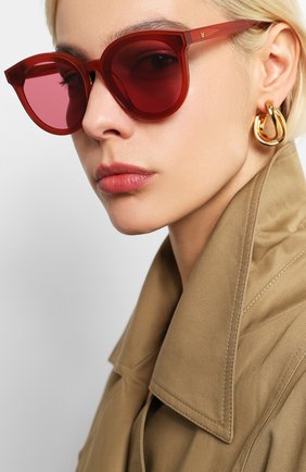 Женские солнцезащитные очки GENTLE MONSTER красного цвета по цене 24300 руб., арт. BLACKPETER RD1 | Фото 2 Женские солнцезащитные очки GENTLE MONSTER красного цвета, арт. BLACKPETER RD1 | Фото 2