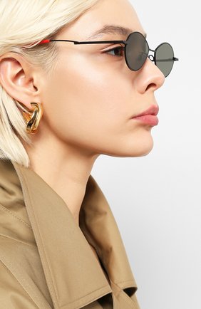 Мужские солнцезащитные очки GENTLE MONSTER черного цвета по цене 20850 руб., арт. C0BALT M01 | Фото 2 Мужские солнцезащитные очки GENTLE MONSTER черного цвета, арт. C0BALT M01 | Фото 2