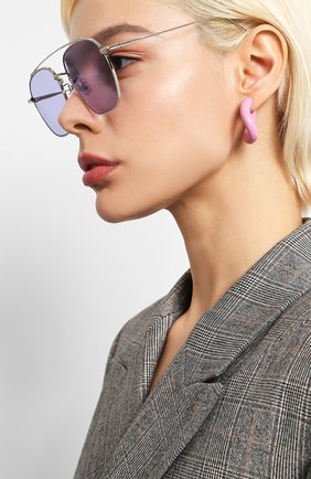 Мужские солнцезащитные очки GENTLE MONSTER фиолетового цвета по цене 22650 руб., арт. W00GIE 02(V) | Фото 2 Мужские солнцезащитные очки GENTLE MONSTER фиолетового цвета, арт. W00GIE 02(V) | Фото 2