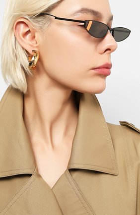 Мужские солнцезащитные очки GENTLE MONSTER черного цвета по цене 24400 руб., арт. LAKERS M01 | Фото 2 Мужские солнцезащитные очки GENTLE MONSTER черного цвета, арт. LAKERS M01 | Фото 2