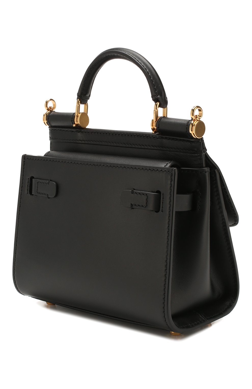 Женская сумка sicily 58 mini DOLCE & GABBANA черного цвета по цене 130500 руб., арт. BB6846/AV385 | Фото 4 Женская сумка sicily 58 mini DOLCE & GABBANA черного цвета, арт. BB6846/AV385 | Фото 4 (Сумки-технические: Сумки через плечо, Сумки top-handle; Материал: Натуральная кожа; Размер: mini)