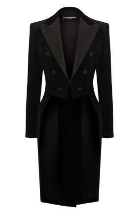 Женский бархатный жакет DOLCE & GABBANA черного цвета по цене 215500 руб., арт. F29CZT/FUVJZ | Фото 1 Женский бархатный жакет DOLCE & GABBANA черного цвета, арт. F29CZT/FUVJZ | Фото 1